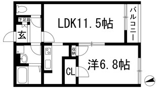 レオネクスト寺本の物件間取画像